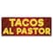 Signmission Tacos Al Pastor Banner Concession Stand Food Truck Single Sided B-30163 - alternate 1